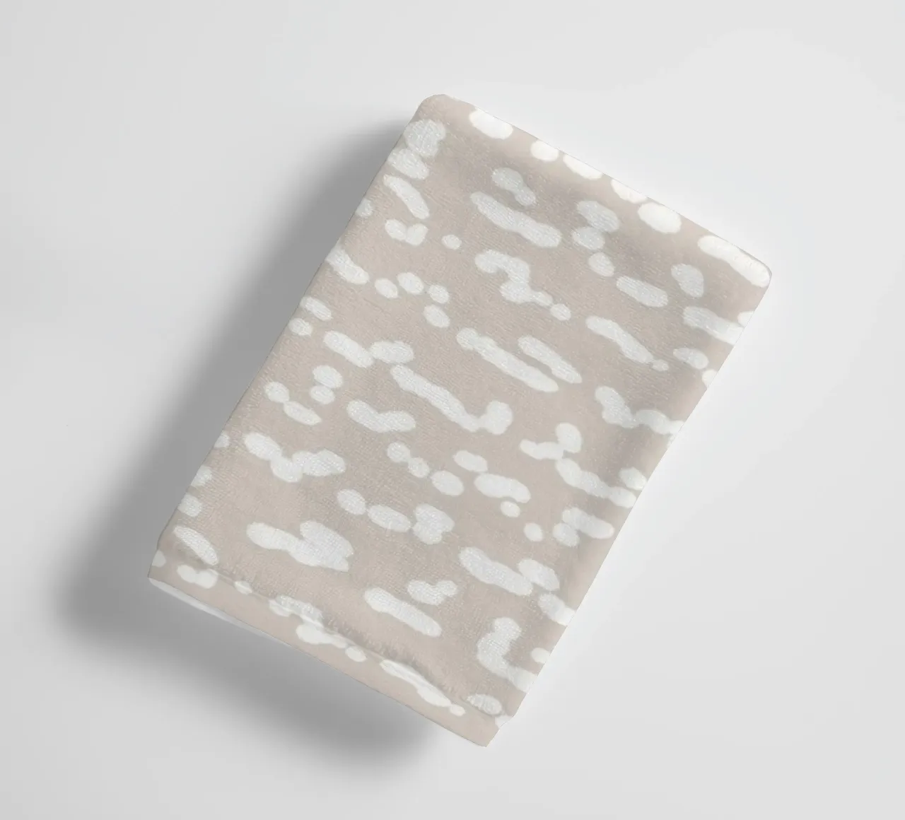 Scribbled Fuzzy Shapes | Neutral Abstract Minimalism asciugamano da bagno da sabidussi