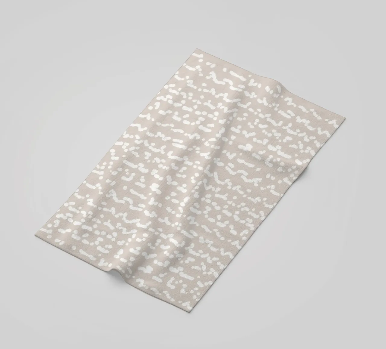 Scribbled Fuzzy Shapes | Neutral Abstract Minimalism telo mare da sabidussi