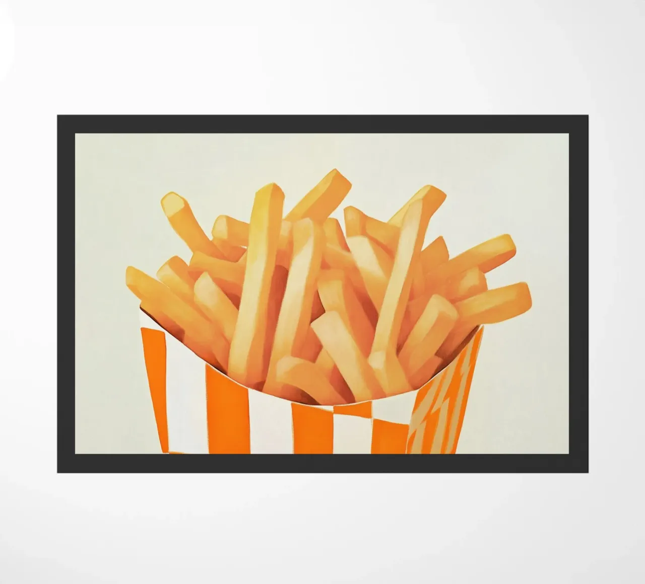 Patatine croccanti in un contenitore di carrube zerbino da Carinaprint