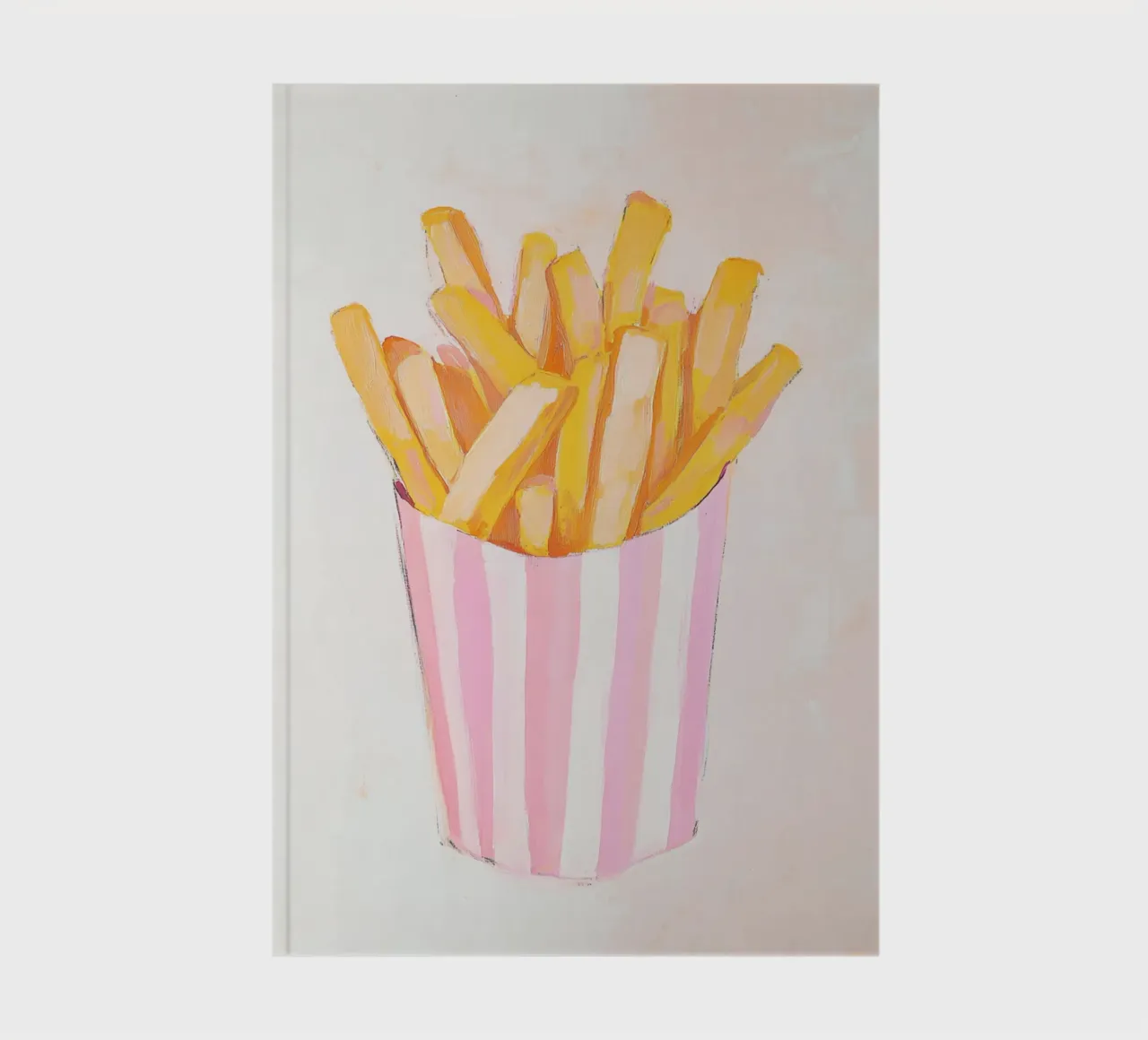 Fried potatoes mit rosa Charme notebook by Carinaprint