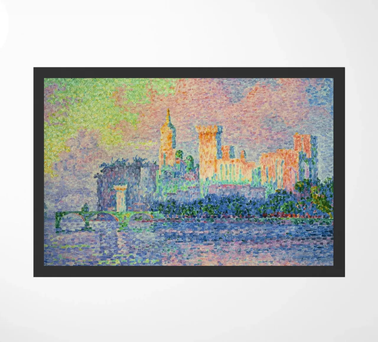 Paul Signac - Palazzo dei Papi Avignone zerbino da Timeless Artworks