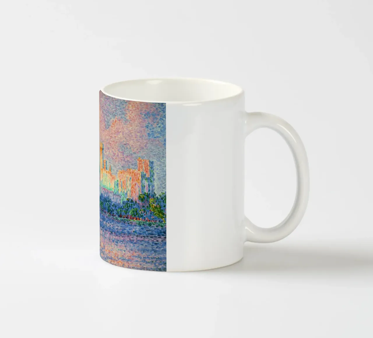 Paul Signac - Palazzo dei Papi Avignone tazza in ceramica da Timeless Artworks