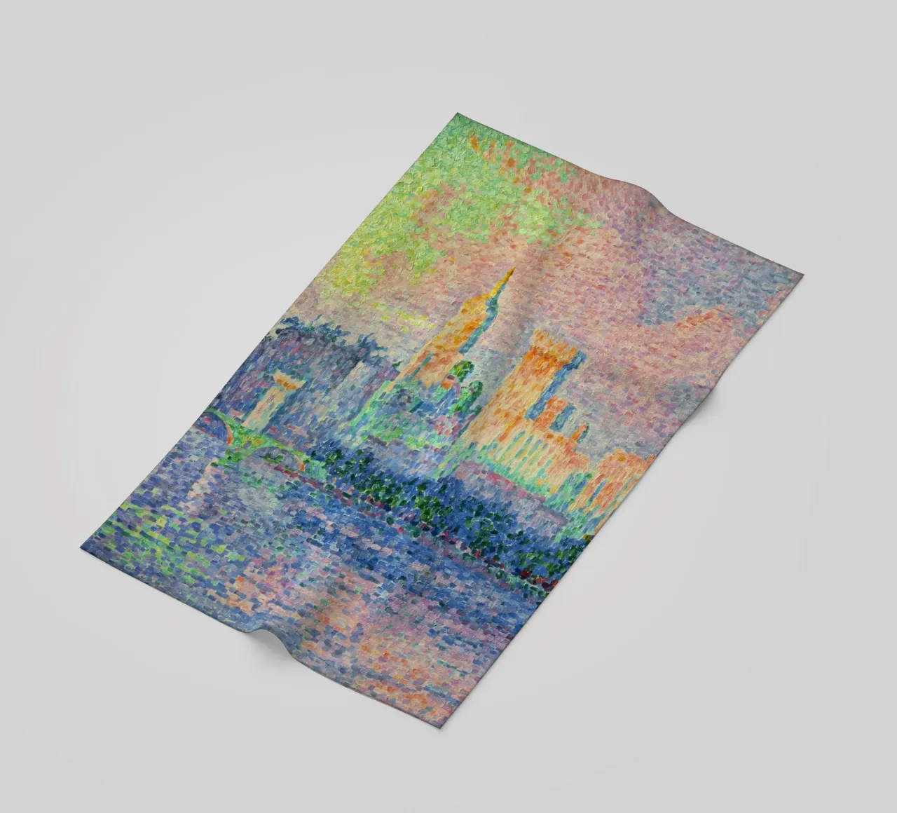 Paul Signac - Palazzo dei Papi Avignone telo mare da Timeless Artworks