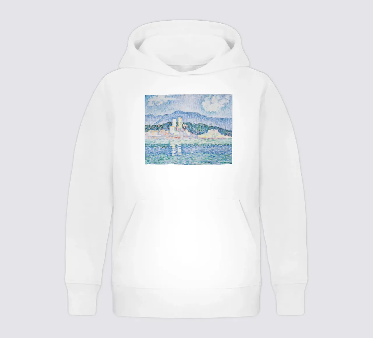 Paul Signac - Antibes, temporale felpa bambino con cappuccio da Timeless Artworks
