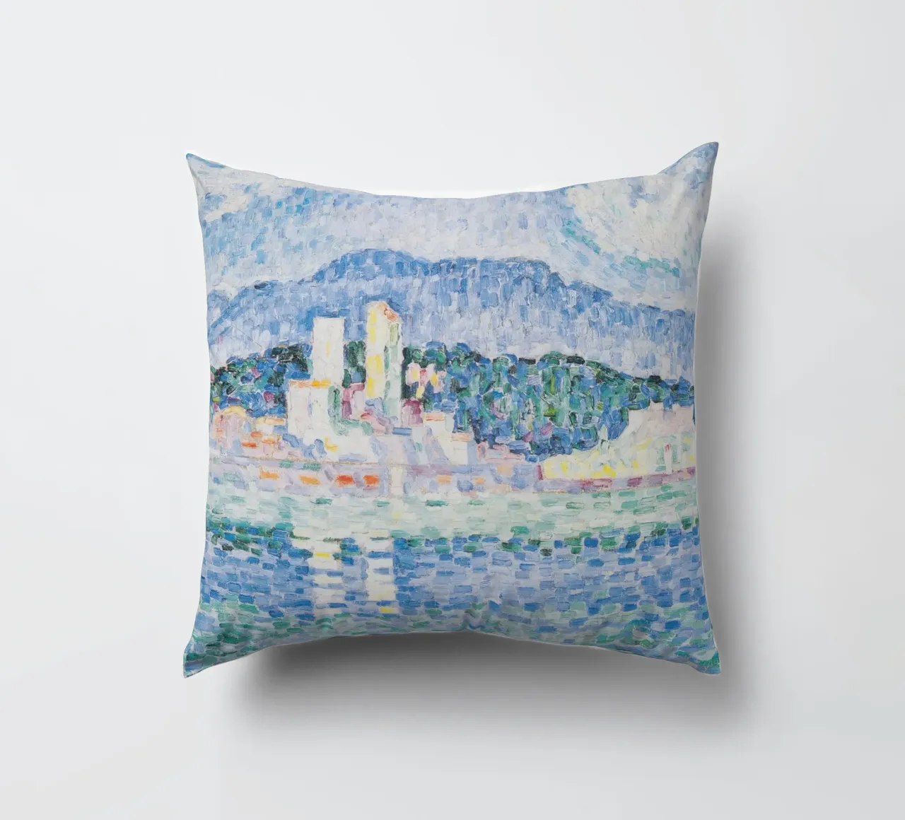 Paul Signac - Antibes, temporale cuscino da Timeless Artworks