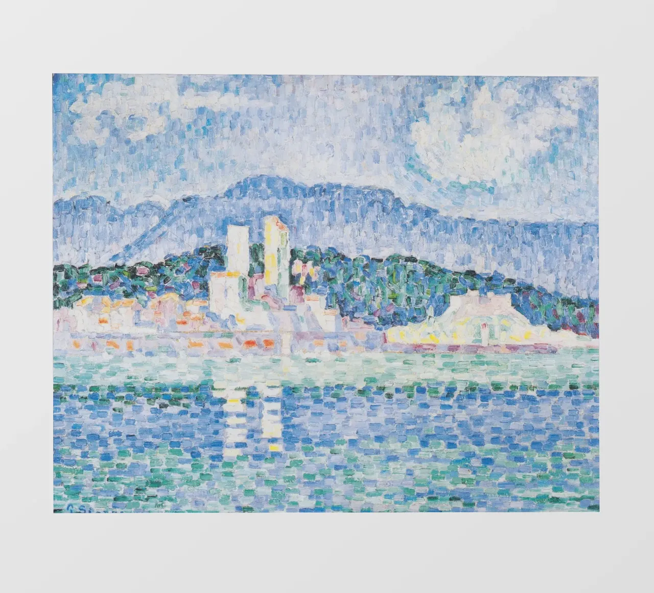 Paul Signac - Antibes, temporale pellicola backlit da Timeless Artworks