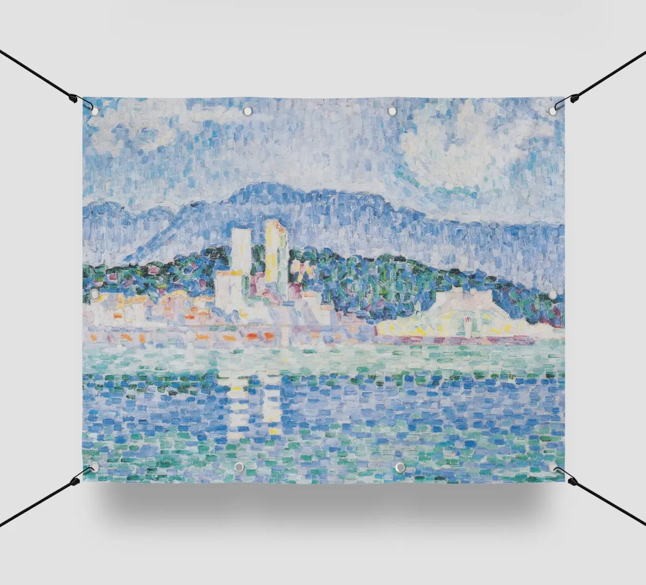 Paul Signac - Antibes, temporale telo in pvc da Timeless Artworks