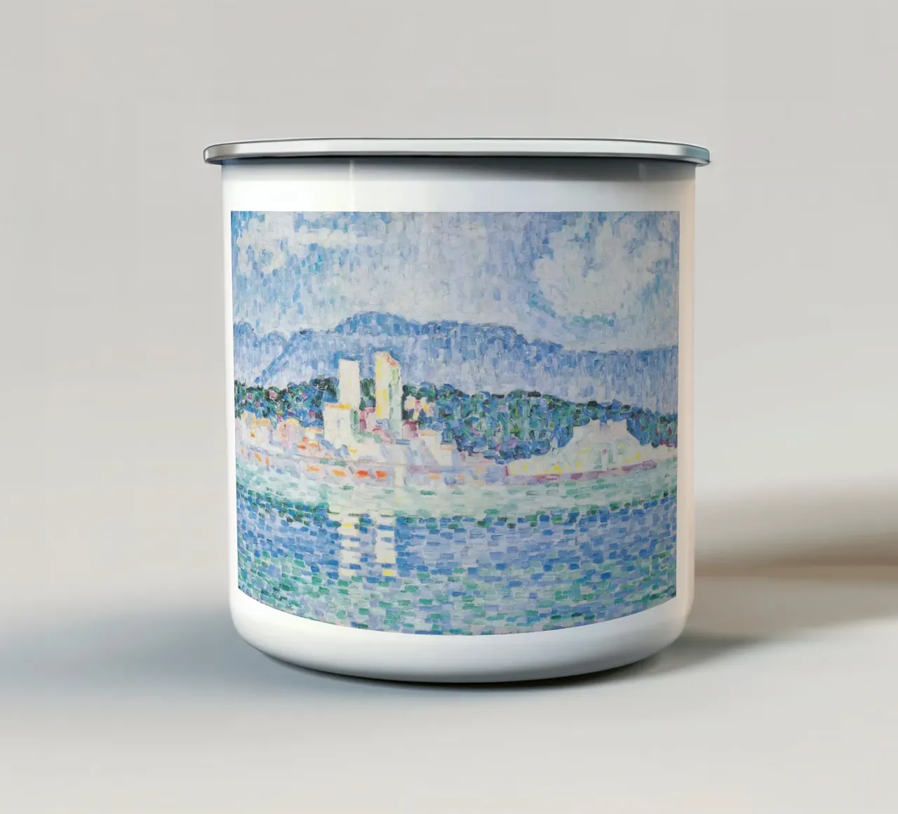 Paul Signac - Antibes, temporale tazza in smalto da Timeless Artworks