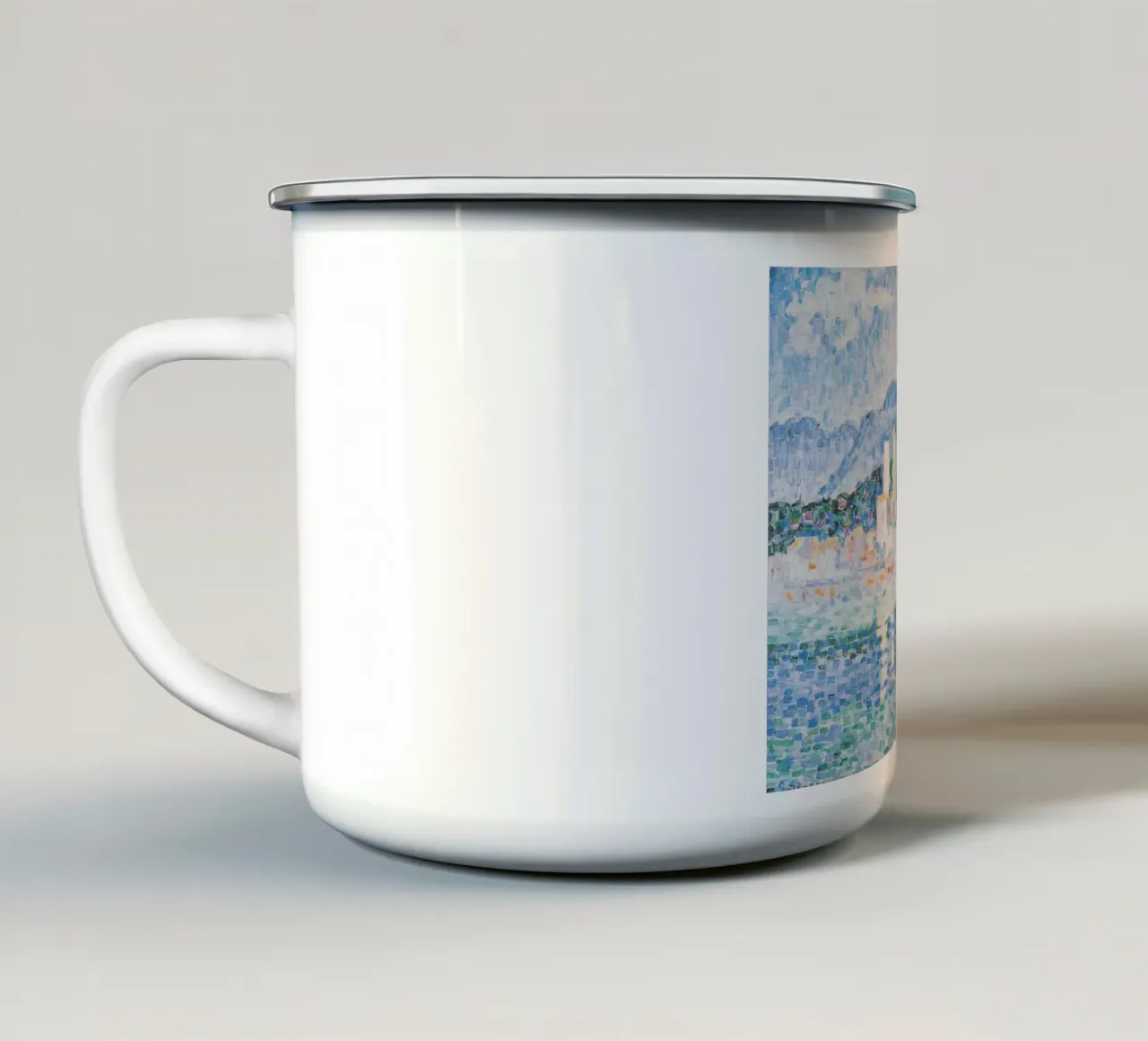 Paul Signac - Antibes, temporale tazza in smalto da Timeless Artworks