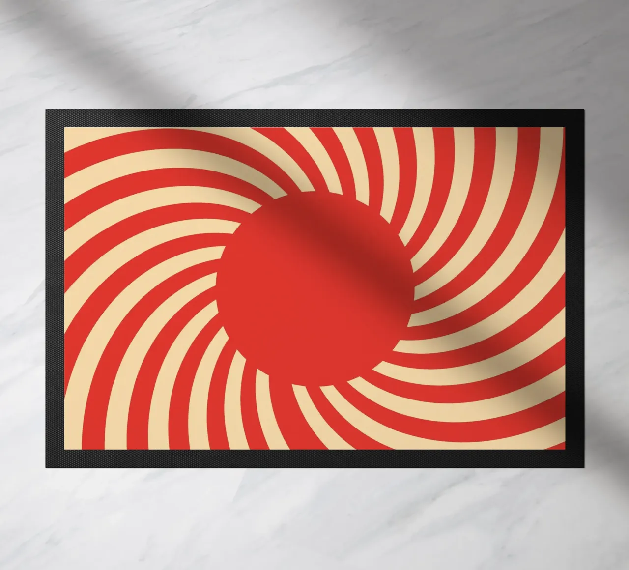 Japan sunrise art freedom doormat by galihstudio
