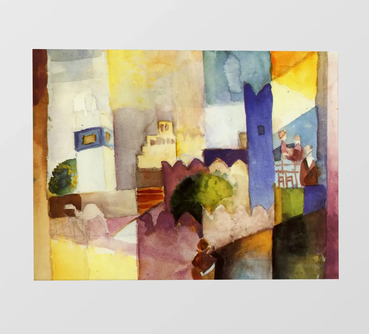 Agosto Macke - Kairouan telo in pvc da Timeless Artworks