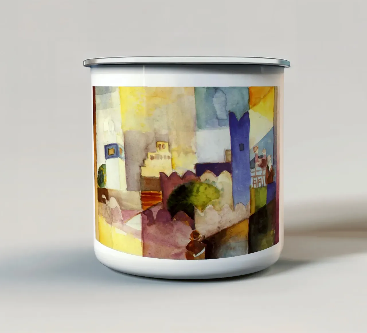 Agosto Macke - Kairouan tazza in smalto da Timeless Artworks
