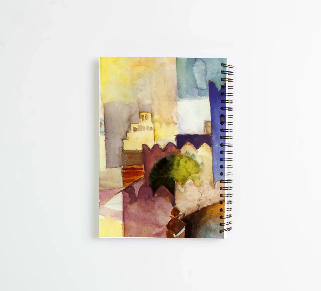 August Macke - Kairouan spiral notebook by Timeless Artworks