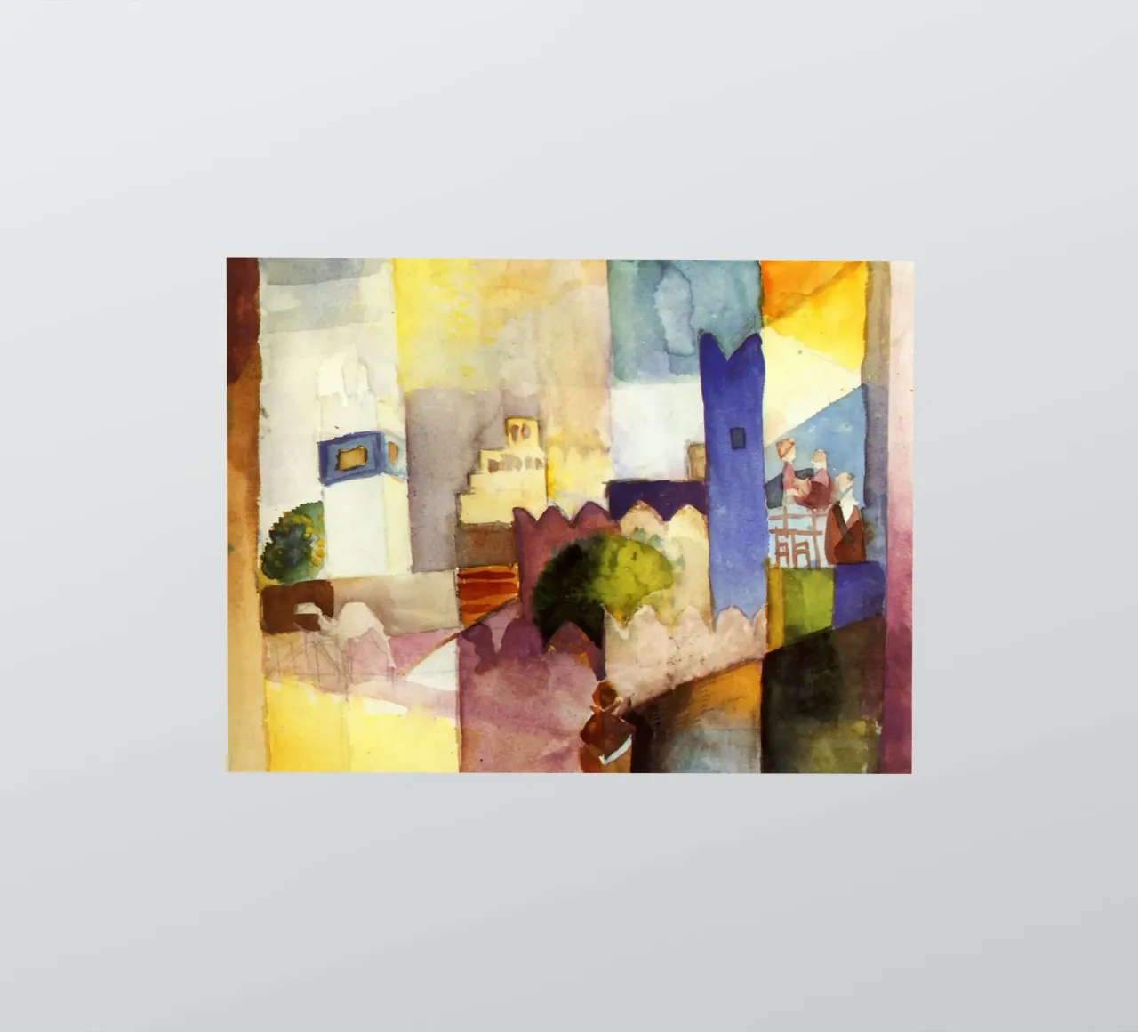 August Macke - Kairouan sticker by Timeless Artworks