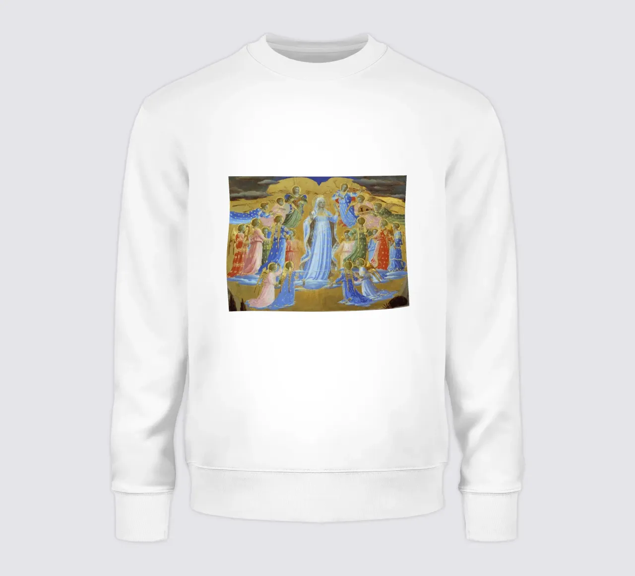 Fra Angelico (Guido di Pietro) The Dormition and Assumption felpa da Timeless Artworks