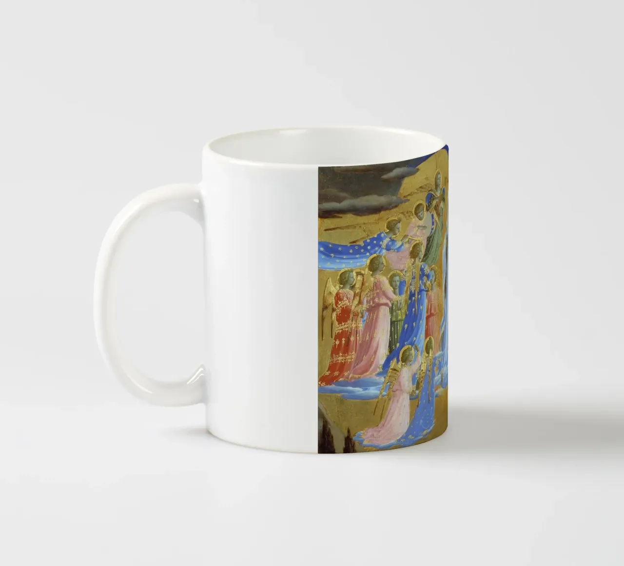 Fra Angelico (Guido di Pietro) The Dormition and Assumption tazza in ceramica da Timeless Artworks
