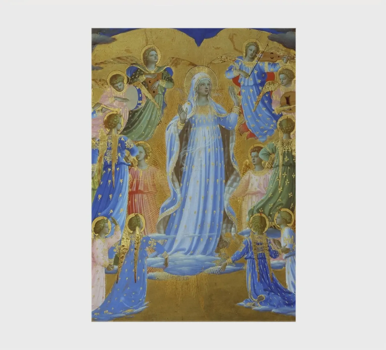 Fra Angelico (Guido di Pietro) The Dormition and Assumption diario da Timeless Artworks