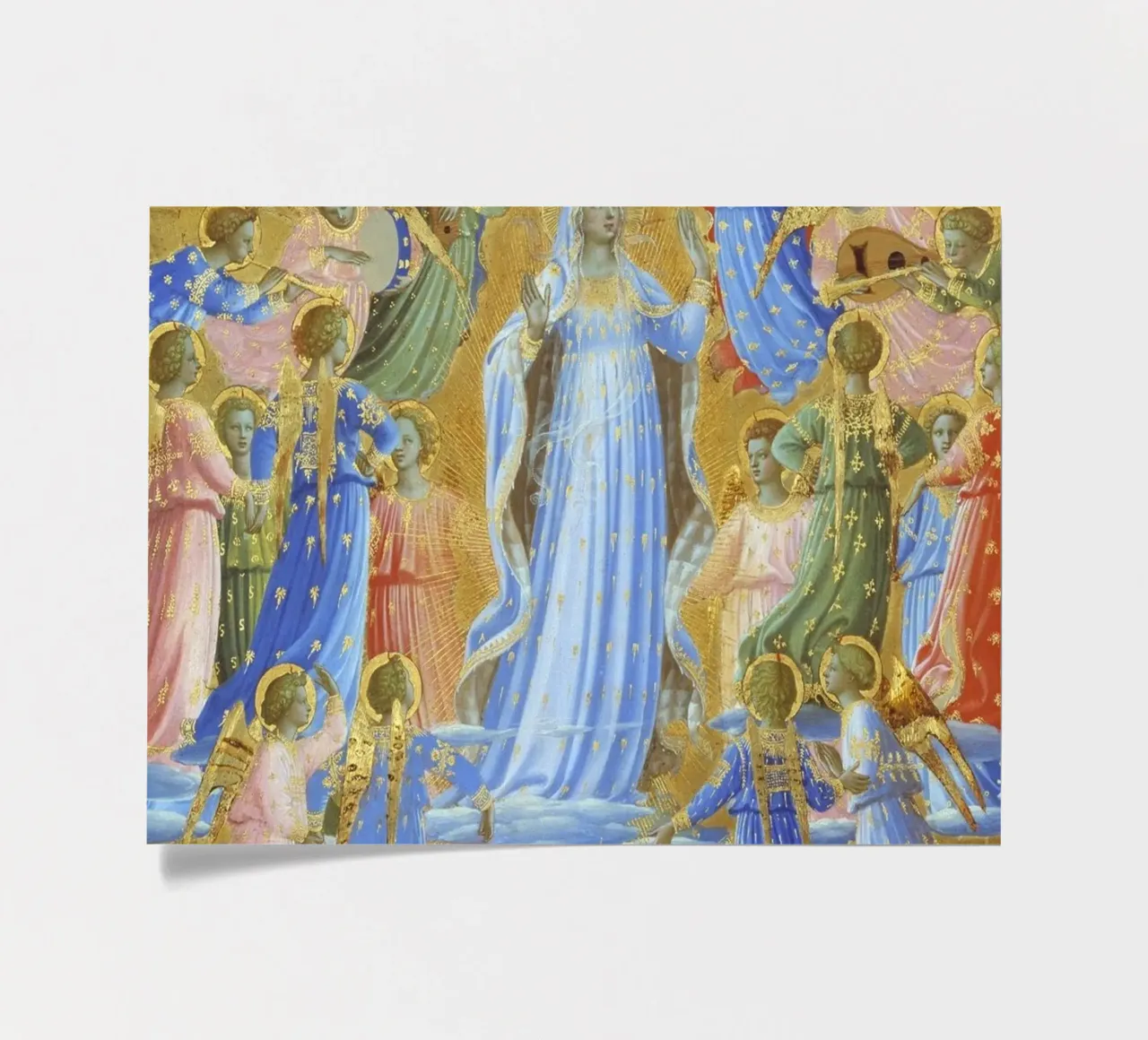 Fra Angelico (Guido di Pietro) The Dormition and Assumption sticker sheet by Timeless Artworks