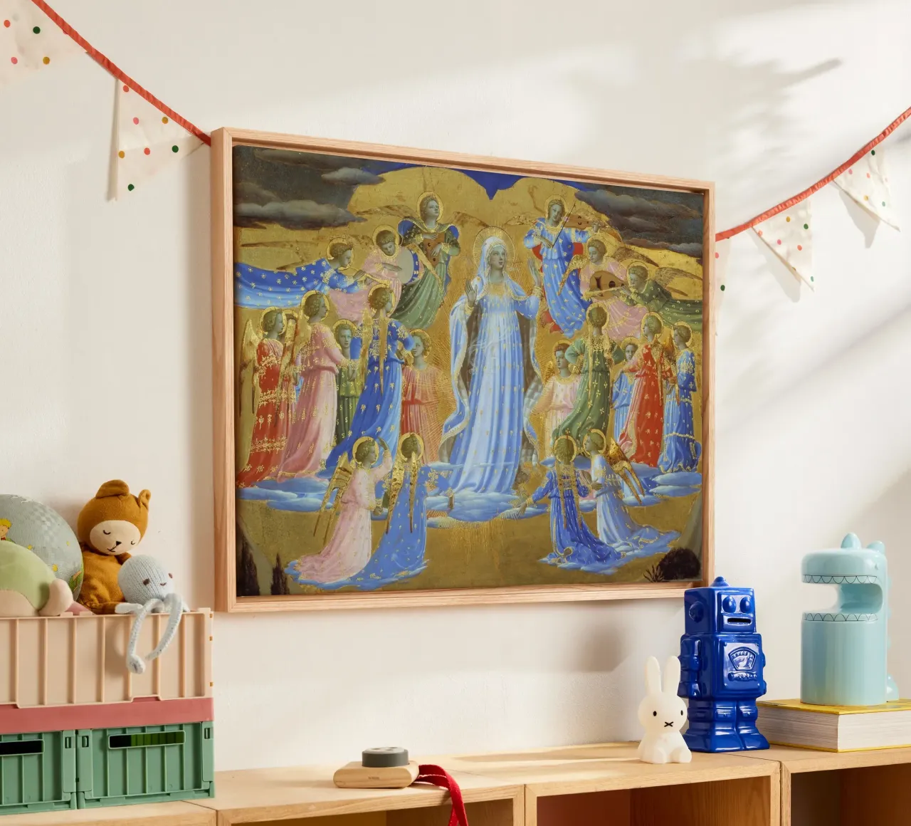 Fra Angelico (Guido di Pietro) The Dormition and Assumption tela da Timeless Artworks