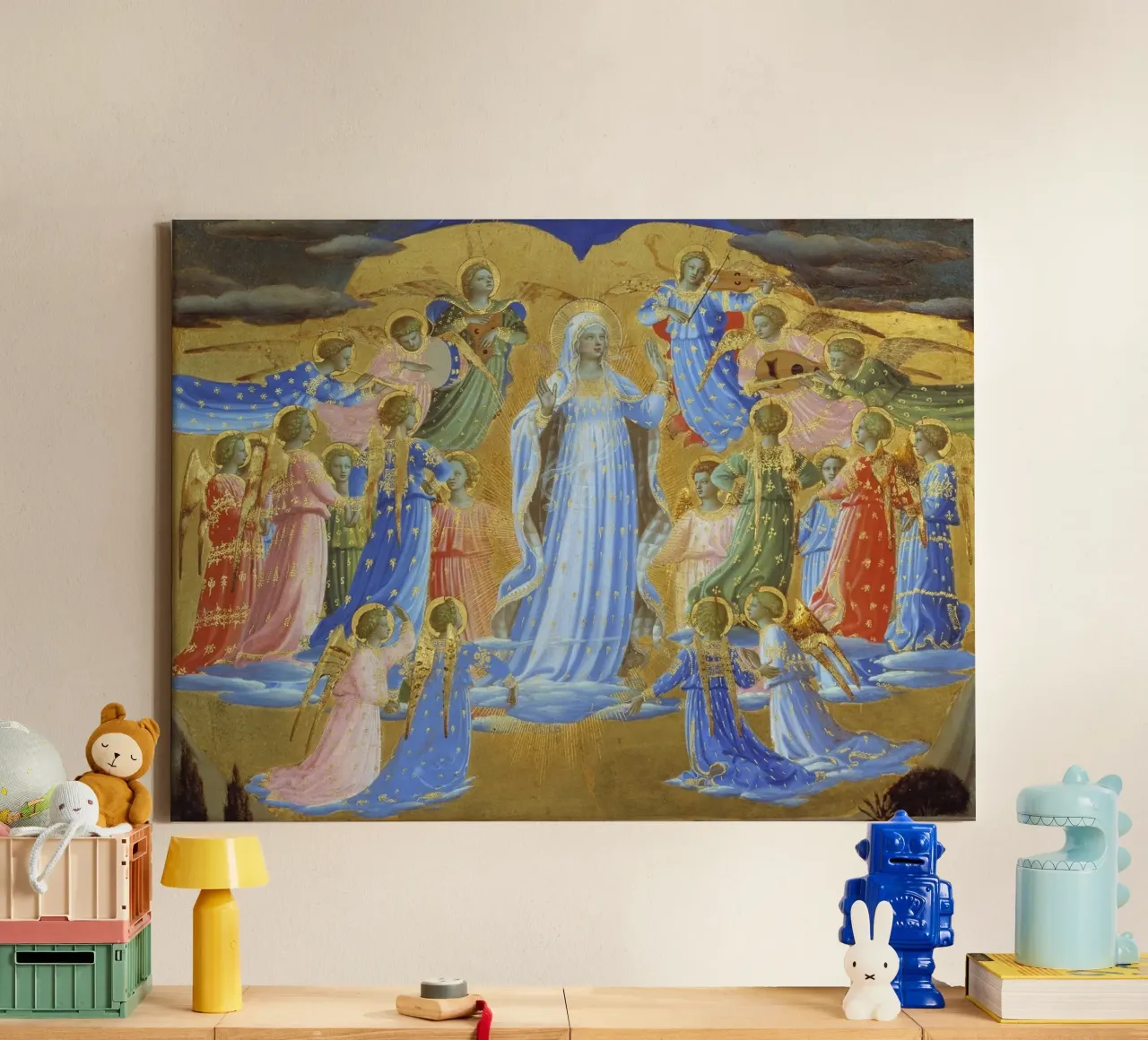Fra Angelico (Guido di Pietro) The Dormition and Assumption tela da Timeless Artworks