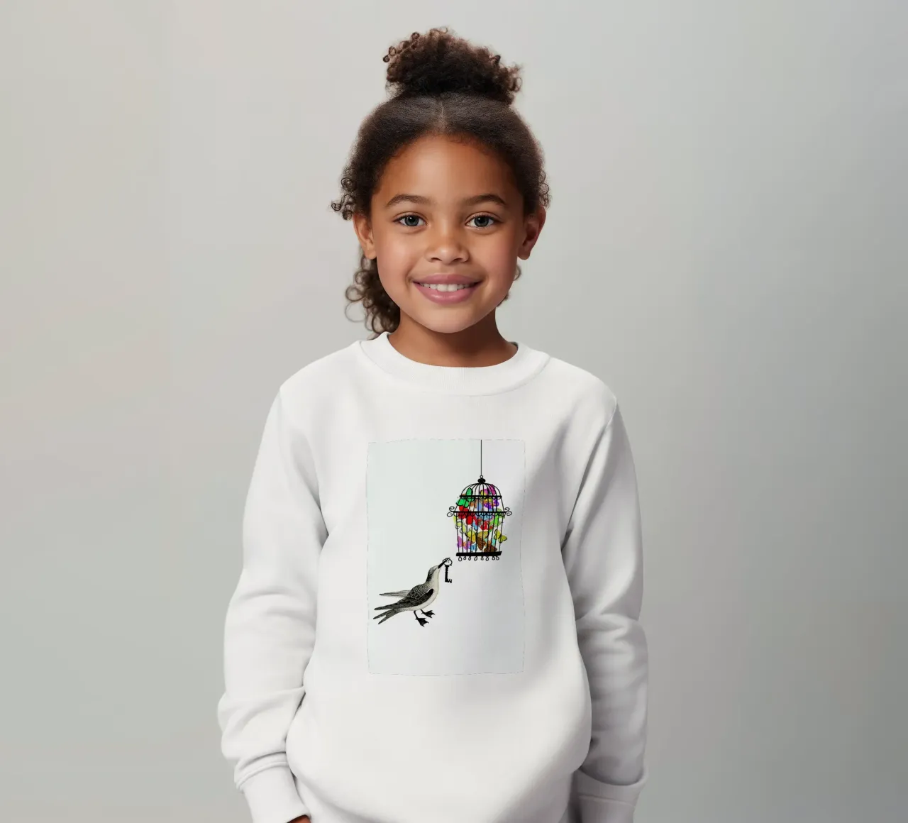 The bird has the key sudadera para niño de Rococco LA