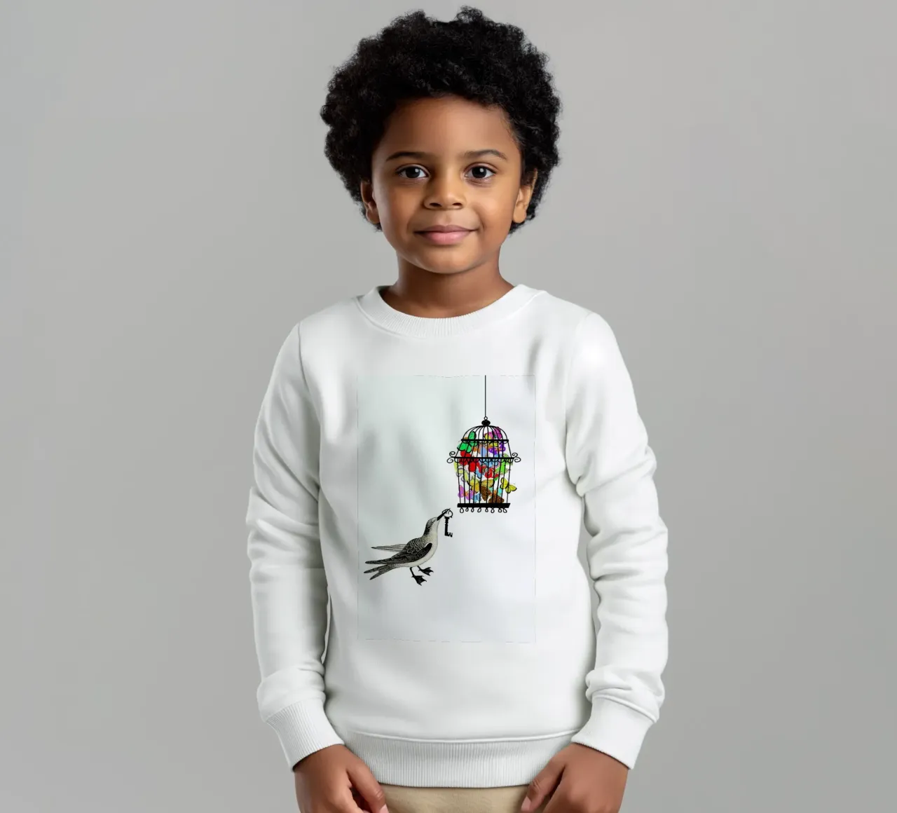 The bird has the key sudadera para niño de Rococco LA