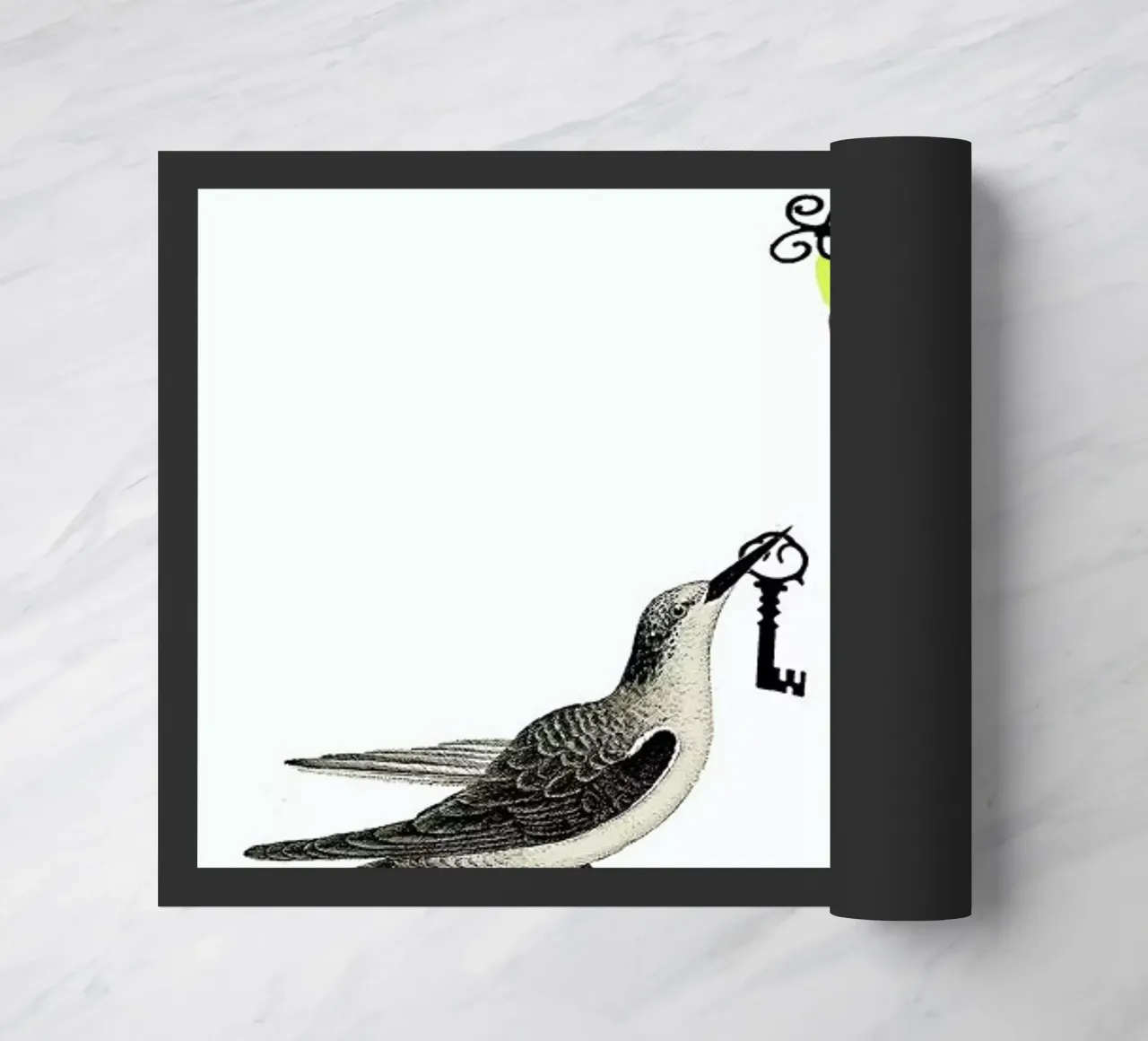 The bird has the key zerbino da Rococco LA