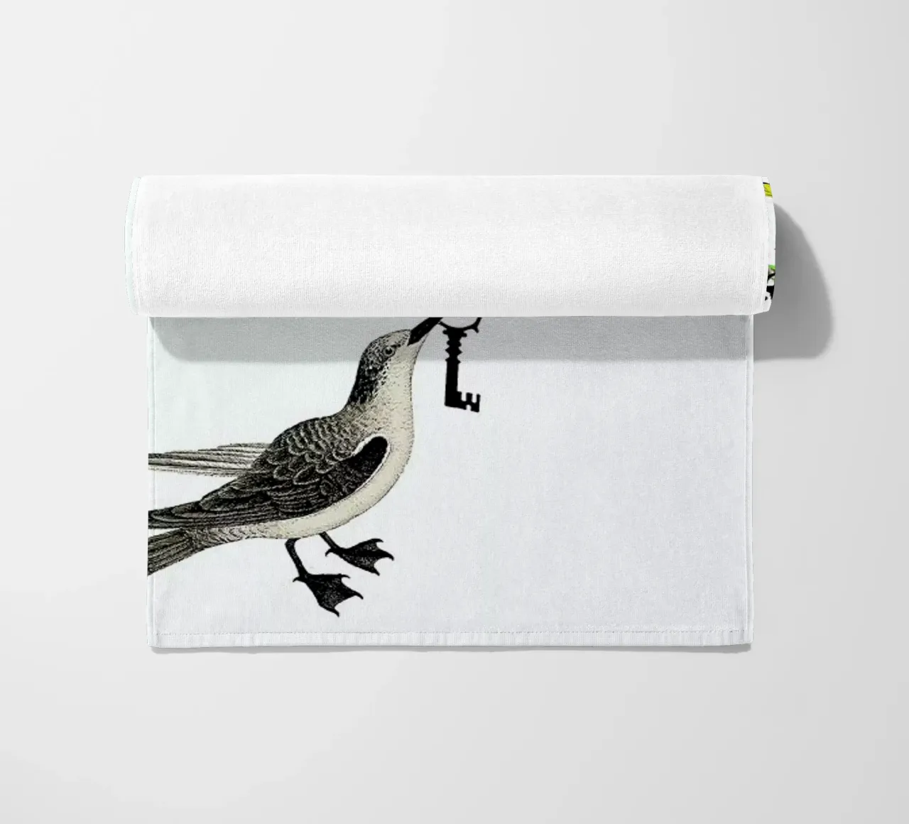 The bird has the key telo mare da Rococco LA