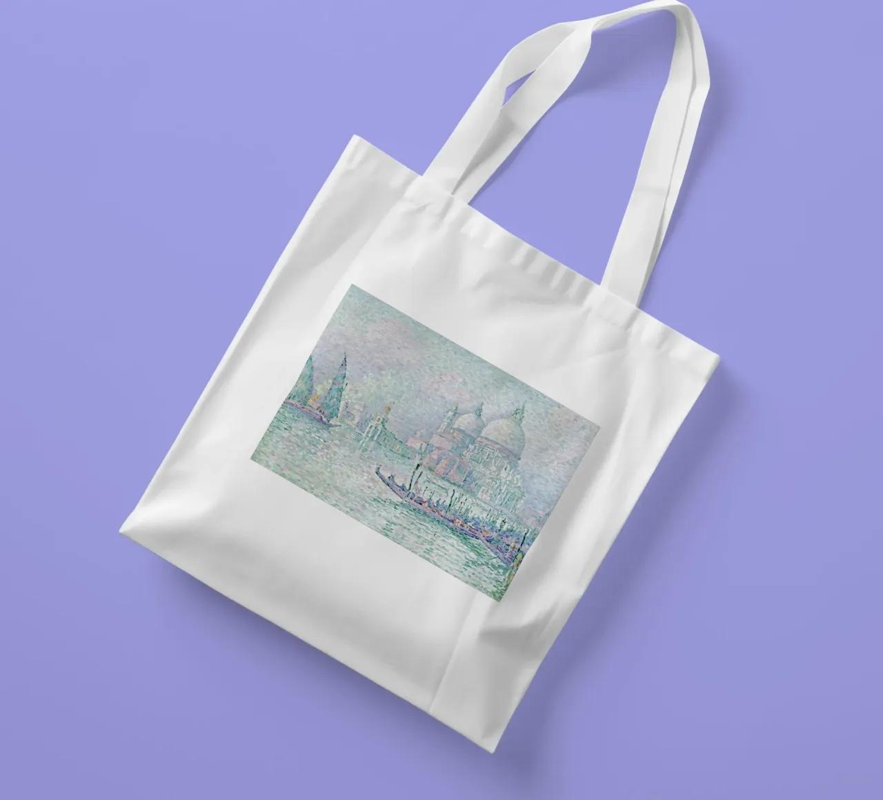 Paul Signac - Venise. La Salute Vert borsa in juta da Timeless Artworks
