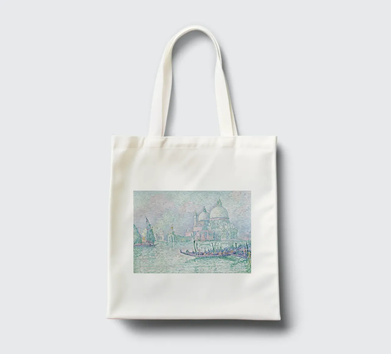 Paul Signac - Venise. La Salute Vert borsa in juta da Timeless Artworks