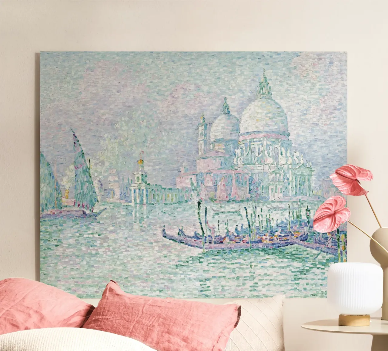 Paul Signac - Venise. La Salute Vert plexiglass da Timeless Artworks