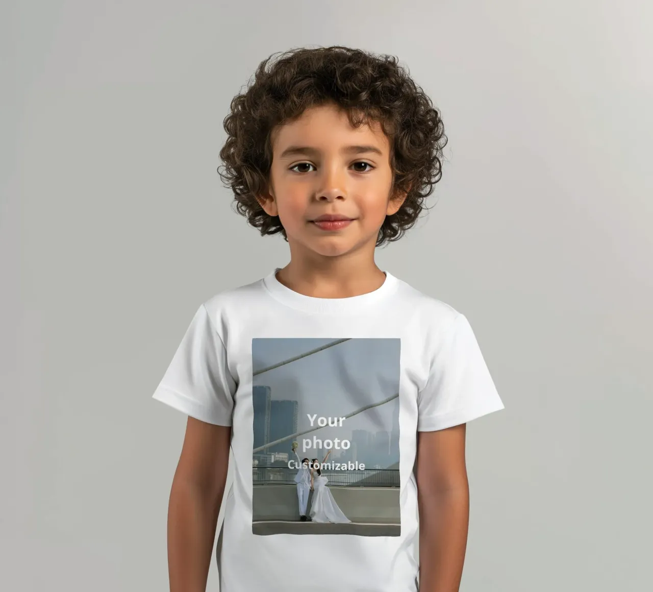 Your Photo kids t-shirt by we line studio - design