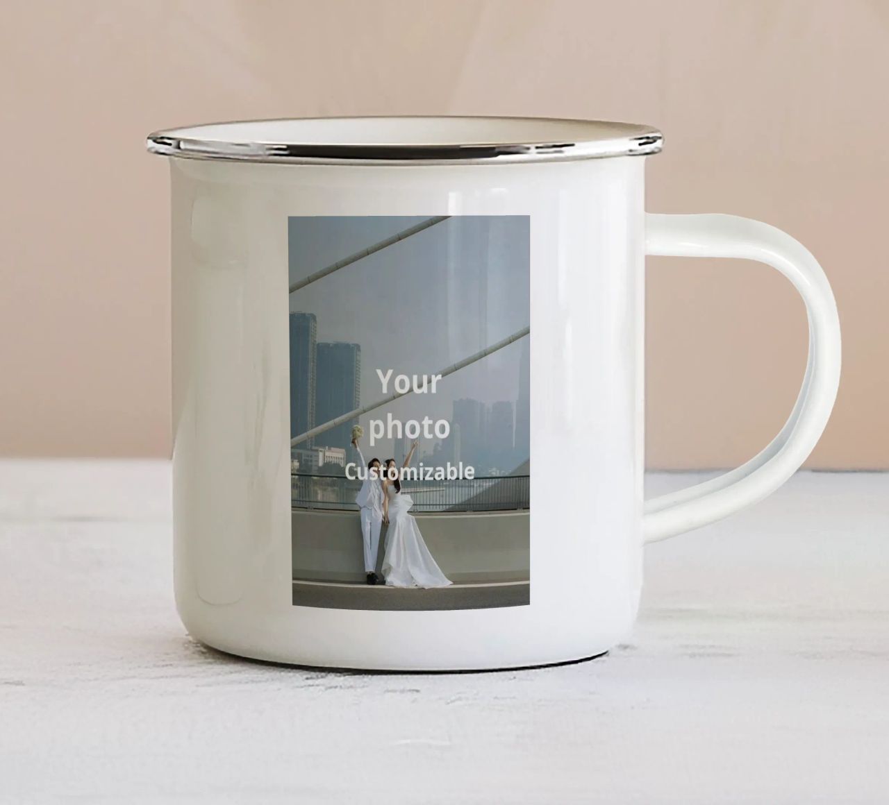 Your Photo tazza in smalto da pv design
