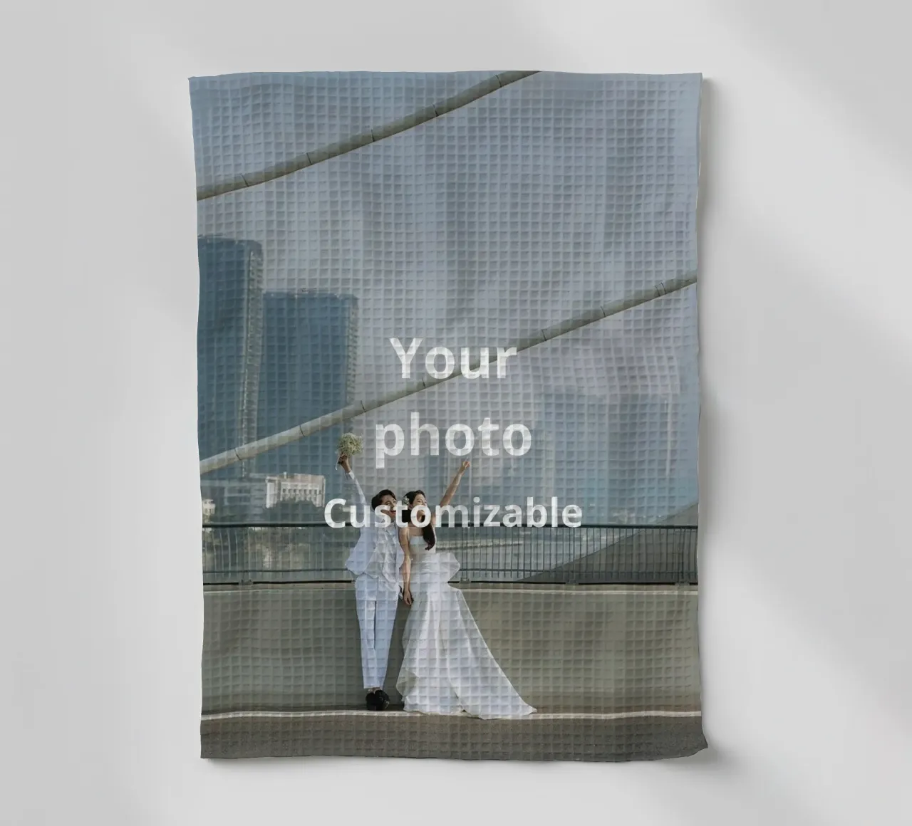 Your Photo tea towel by we line studio - design