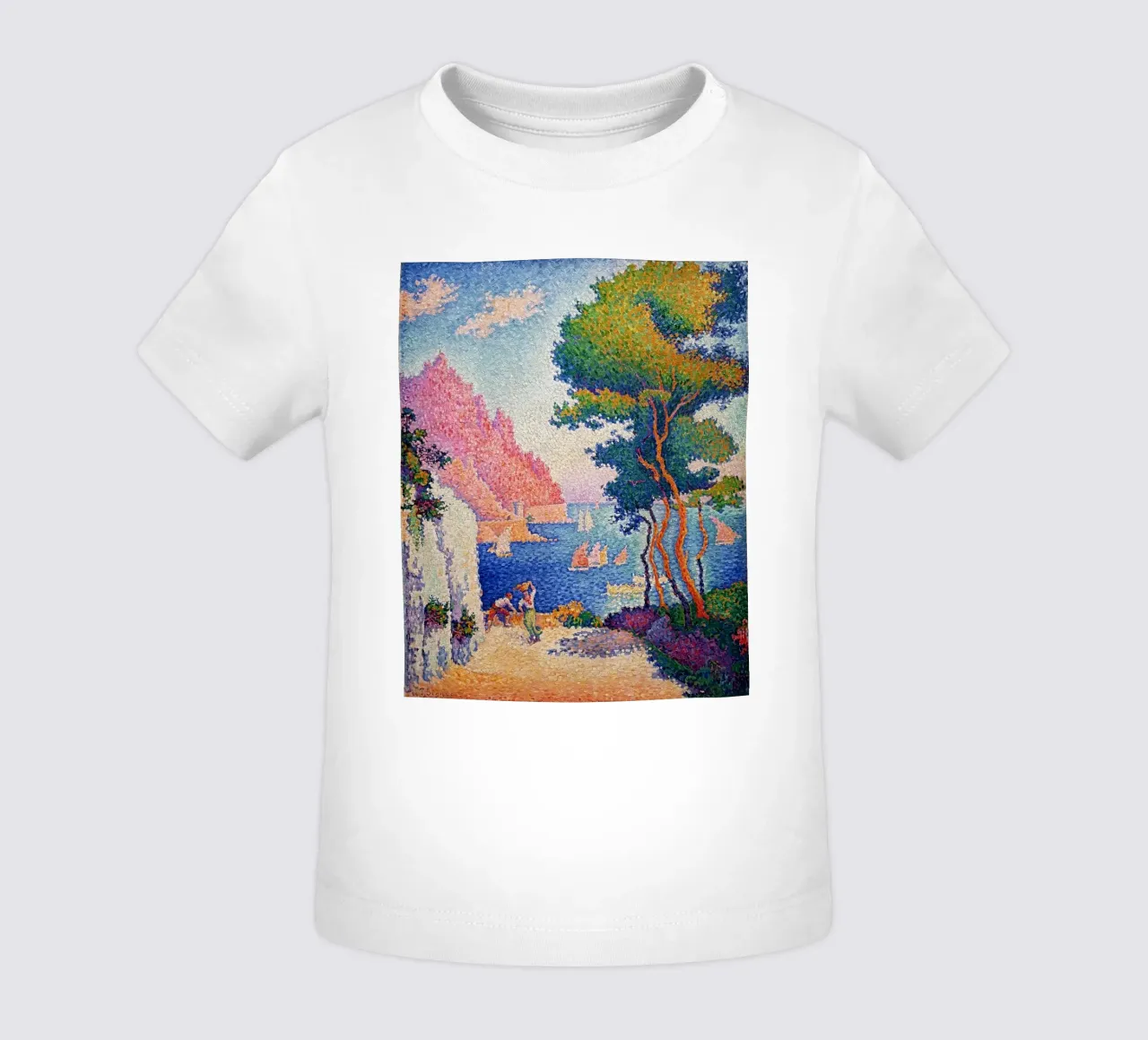 Paul Signac - Head of Noli baby t-shirt by Timeless Artworks