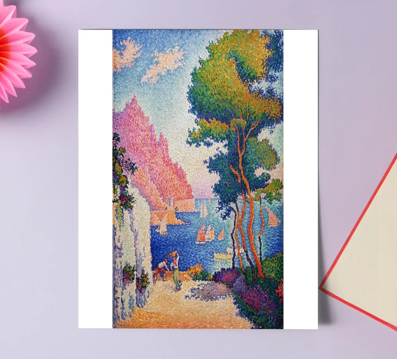 Paul Signac - Leiter von Noli Stickerbogen von Timeless Artworks