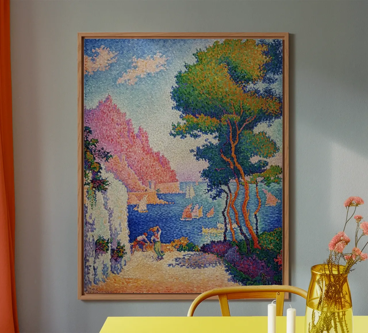 Paul Signac - Capo di Noli alluminio dibond da Timeless Artworks