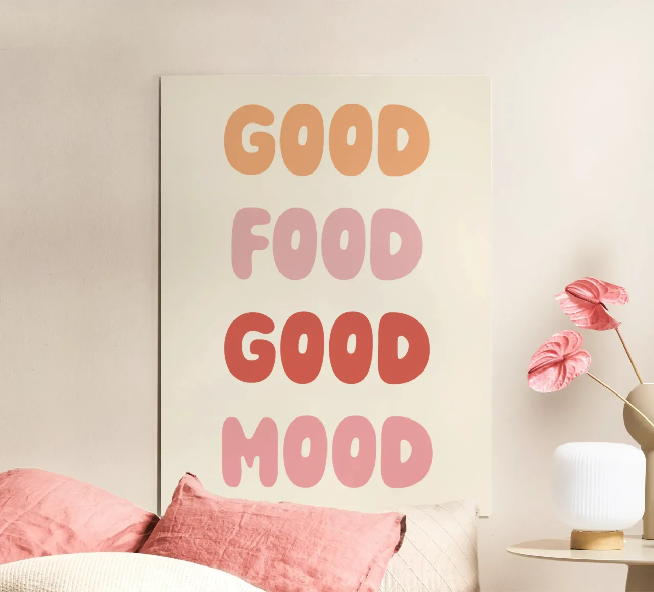 Good Food Good Mood poster de we line studio - art