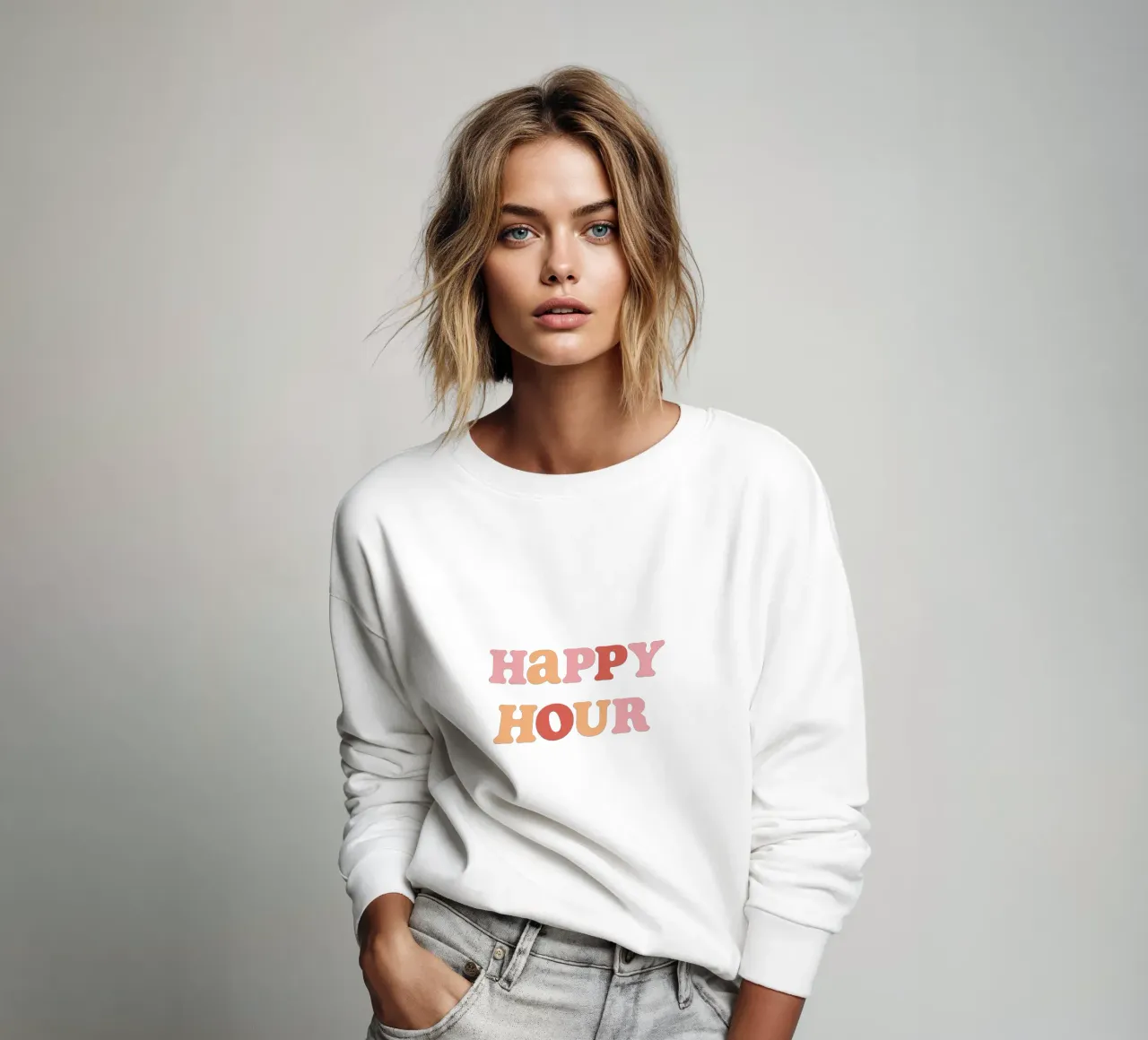 Happy hour felpa da we line studio - art