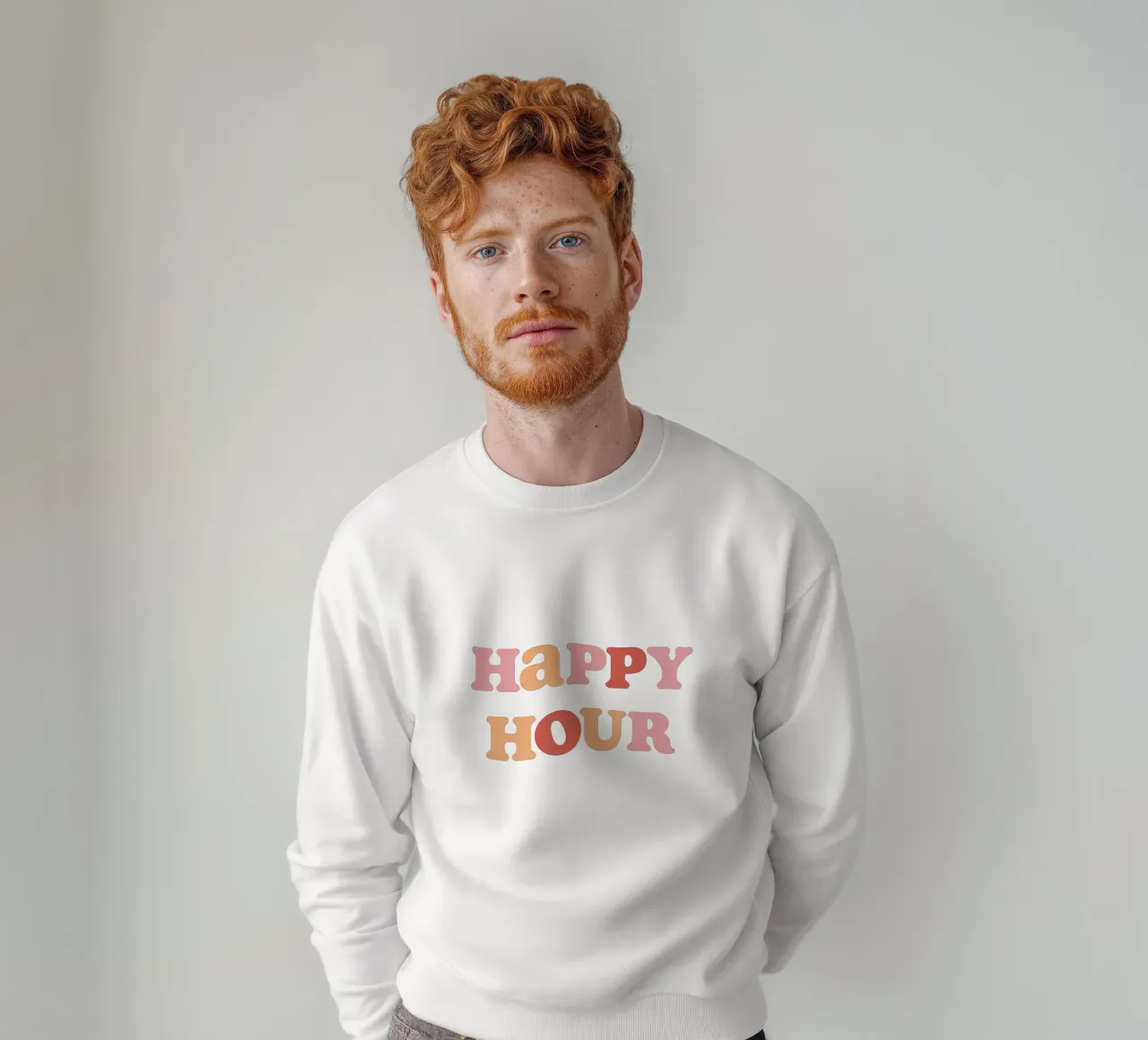 Happy hour felpa da we line studio - art
