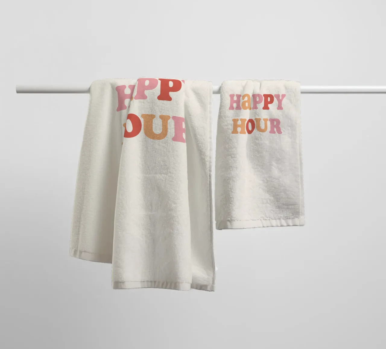 Happy hour asciugamano da bagno da we line studio - art