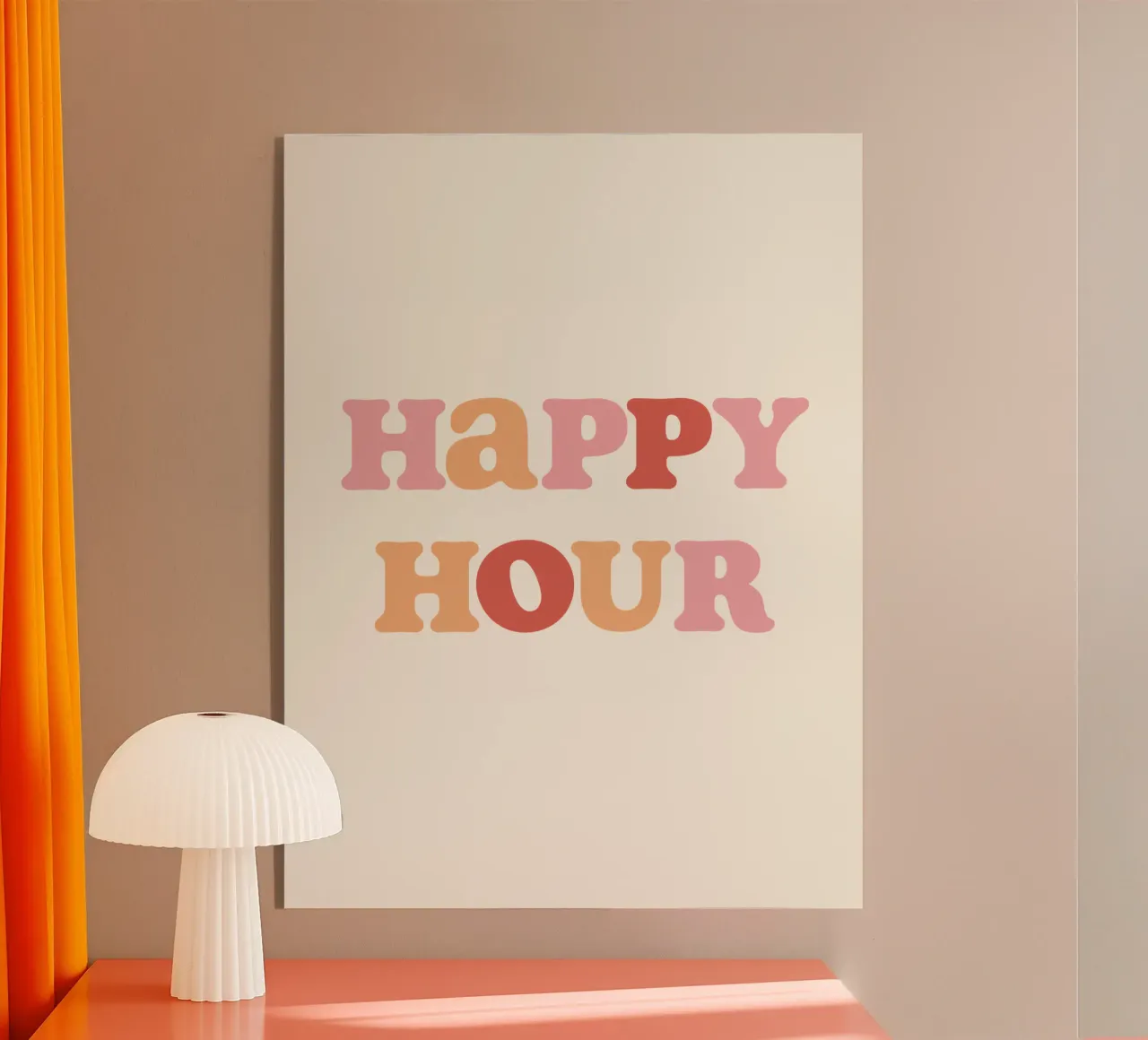 Happy hour plexiglass da we line studio - art