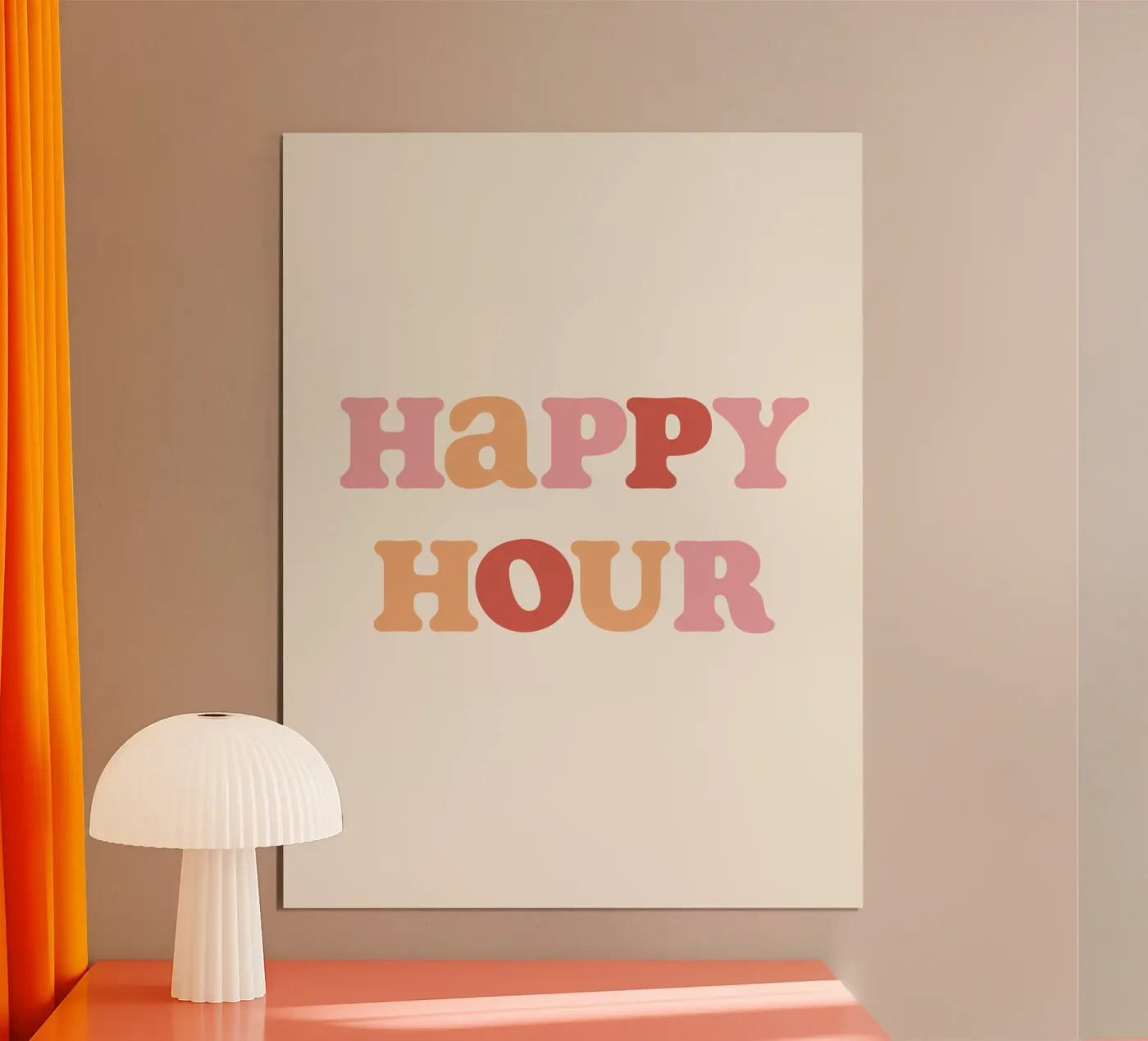 Happy hour poster da we line studio - art