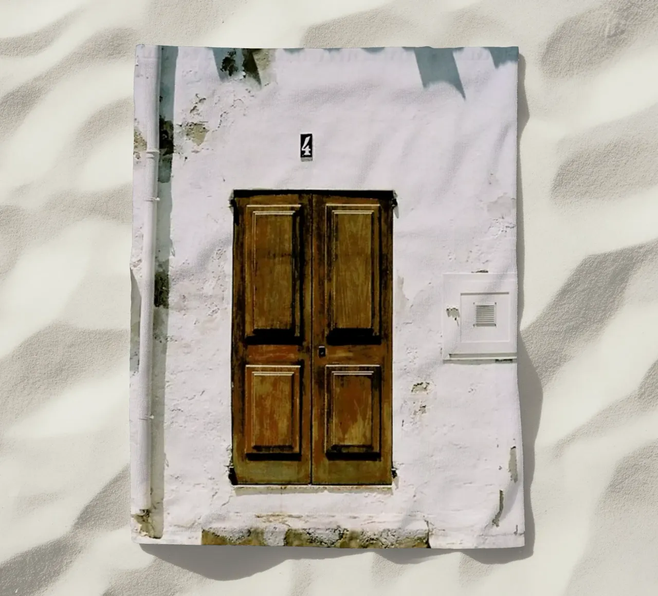 Hidden Doors beach towel by NET Talents GmbH