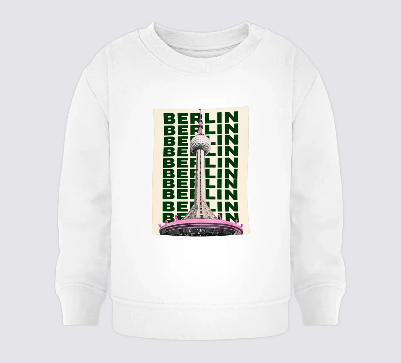 Città di Berlino felpa neonato da RETRO VINTAGE EDITION