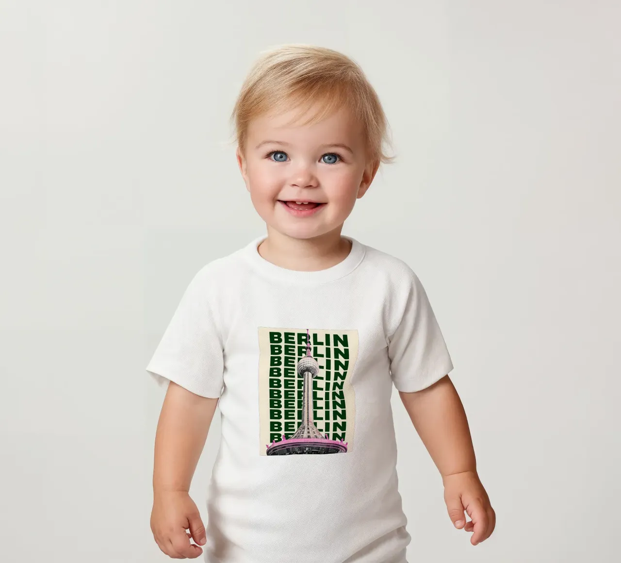 Stadt Berlin Baby T-Shirt von RETRO VINTAGE EDITION