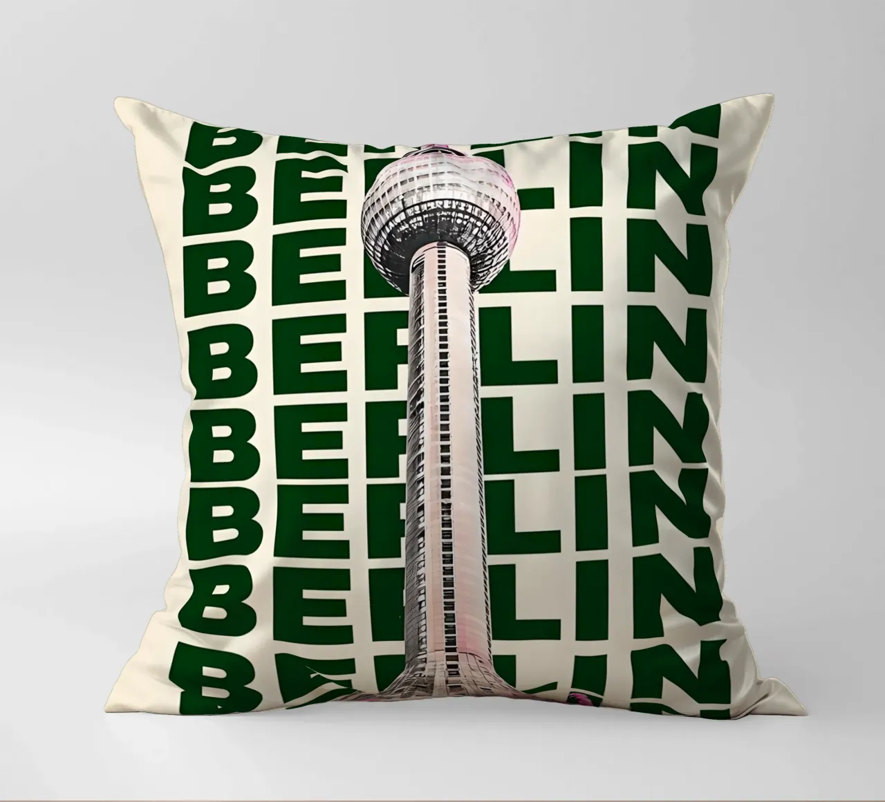 City of Berlin decorative cushion by RETRO VINTAGE EDITION
