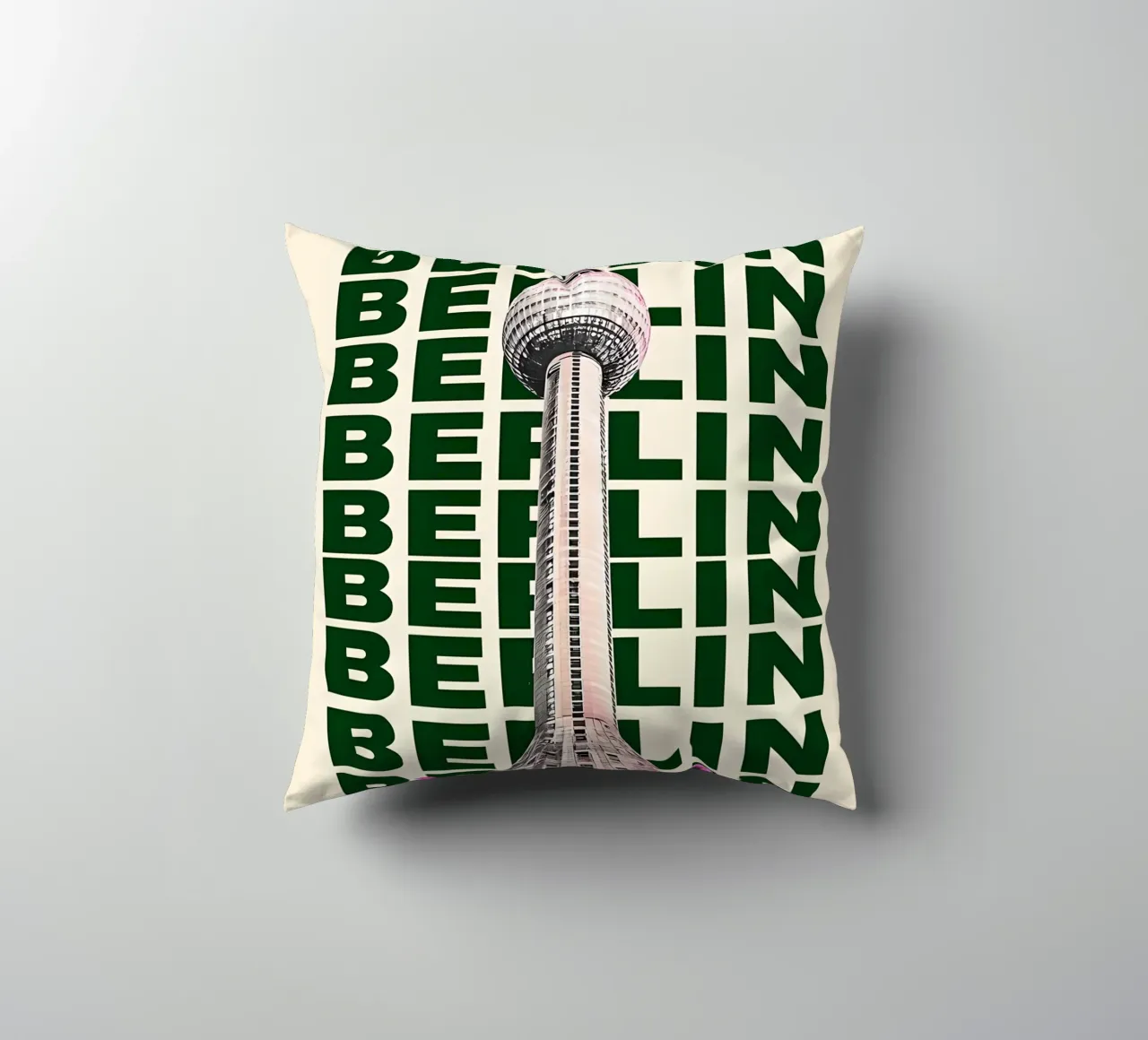 City of Berlin decorative cushion by RETRO VINTAGE EDITION