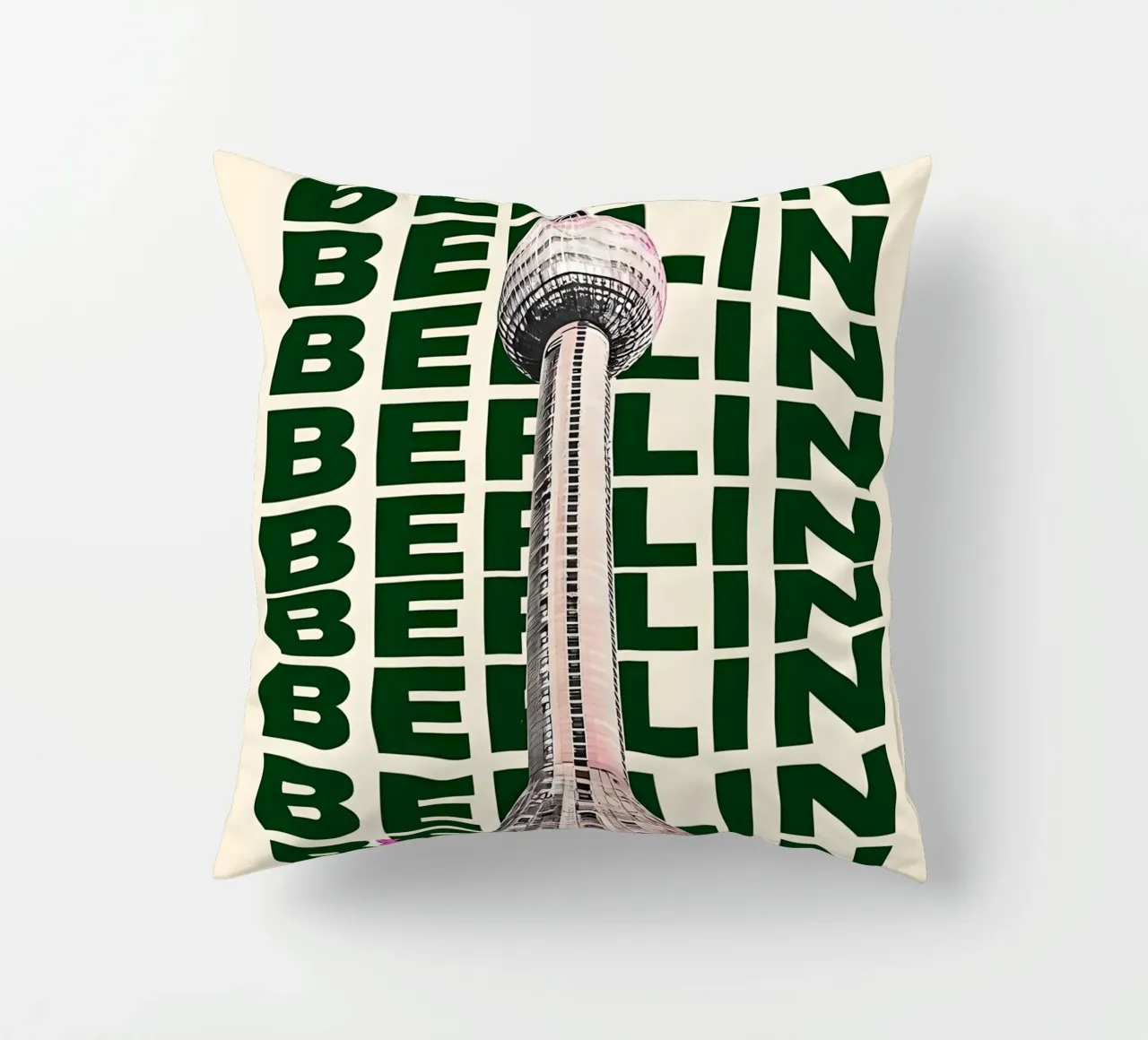 City of Berlin decorative cushion by RETRO VINTAGE EDITION