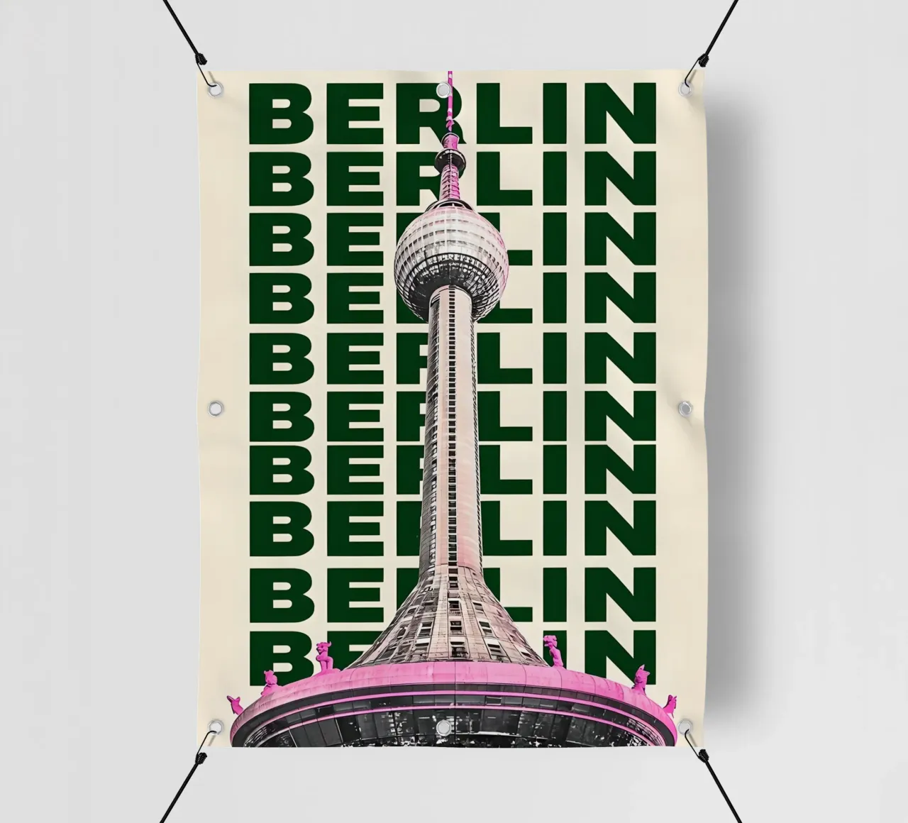 Città di Berlino telo in pvc da RETRO VINTAGE EDITION